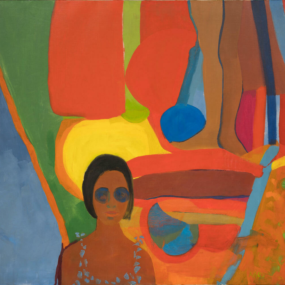 Emma Amos, Baby, 1966