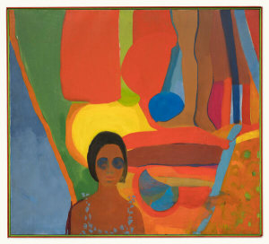 Emma Amos - Baby, 1966